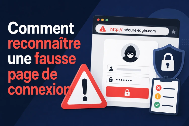 Comment reconnaître une fausse page de connexion